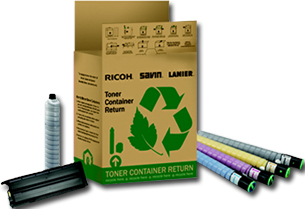 Lanier's Toner Bottle Recycling Box